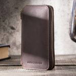 Contacts Family CF1114 Leder-Uhrenbox, Retro-Crazy-Horse-Leder-Reißverschluss-Paar-Uhrentasche, CF1114 – Bild 2