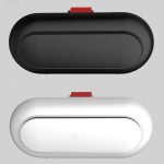 Auto-Brillenetui, multifunktionale Aufbewahrungskarte für Innenvisiere, Back Single Snap Black, Back Single Snap White – Bild 2