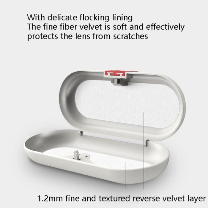 Auto-Brillenetui, multifunktionale Aufbewahrungskarte für Innenvisiere, Back Single Snap Black, Back Single Snap White – Bild 4