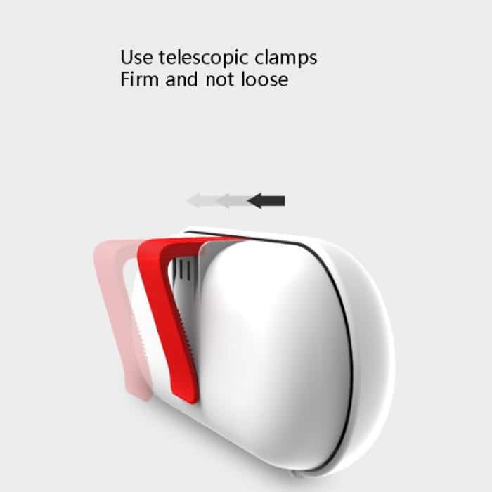 Auto-Brillenetui, multifunktionale Aufbewahrungskarte für Innenvisiere, Back Single Snap Black, Back Single Snap White – Bild 5