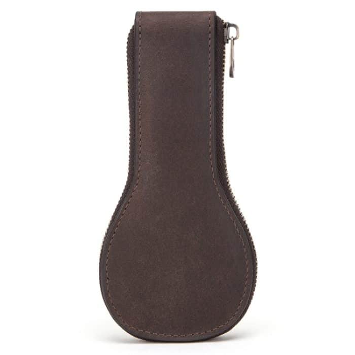 Kontakte Familie CF1112 Einzeluhr Position Retro Crazy Horse Lederuhr Aufbewahrungsbox Uhr Reißverschlussetui, CF1112 – Bild 1