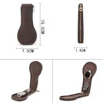 Kontakte Familie CF1112 Einzeluhr Position Retro Crazy Horse Lederuhr Aufbewahrungsbox Uhr Reißverschlussetui, CF1112 – Bild 4