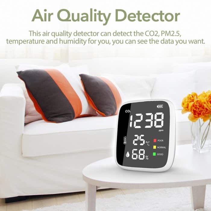 DM1308B Kohlendioxid-Detektorkonzentrationsmonitor mit LED-Anzeige – Bild 4