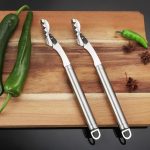 Pfefferkernentferner aus Edelstahl, Tomatenkernentferner – Bild 2