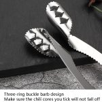 Pfefferkernentferner aus Edelstahl, Tomatenkernentferner – Bild 4