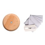 Brot-Baguette-Rundmesser, doppelseitiges Brotschneidemesser aus Holz mit 5 Klingen, Beech, Flower Pear Wood, Pattern 1 Flower Pear Wood, Pattern 2 Flower Pear Wood, Pattern 3 Flower Pear Wood, Pattern 4 Flower Pear Wood, Pattern 5 Flower Pear Wood...