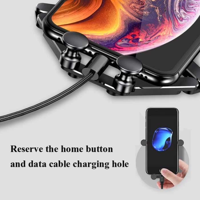 Oatsbasf 02750 Schwerkraft-Auto-Handyhalterung, Navigations-Schnallenhalterung im Auto, Luftauslasshalterung – Bild 6