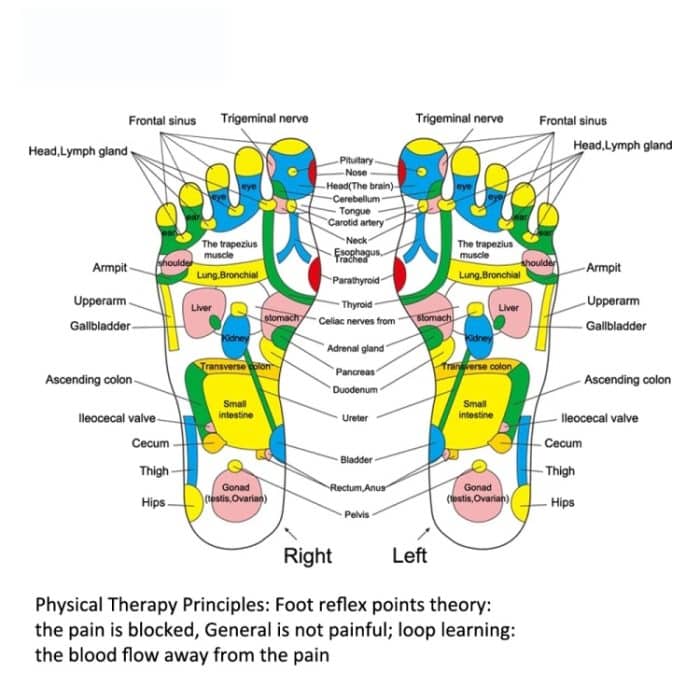 Imitation Stein Fußmassage Pad Fuß und Bein Schmerzlinderung Physiotherapie Gesundheit Akupressur Pad, 70 x 35cm – Bild 5