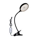 LED-Pflanzenwachstumslampe, USB-Fernbedienung, Clip, wasserdicht, volles Spektral-Naturweiß, Sämling-Pflanzlicht, 15W One Head, 30W Two Head, 45W Three Head, 60W Four Head