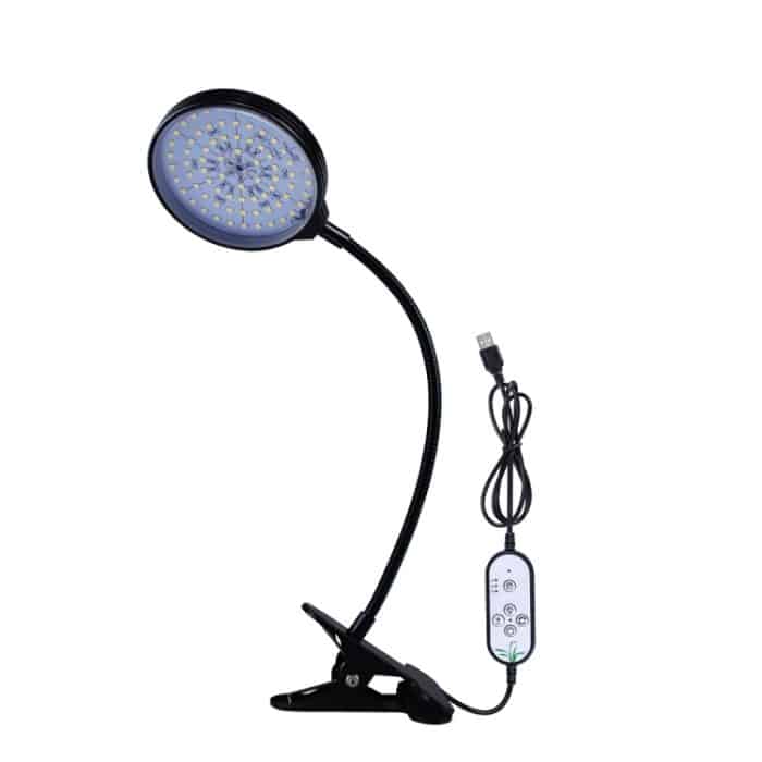 LED-Pflanzenwachstumslampe, USB-Fernbedienung, Clip, wasserdicht, volles Spektral-Naturweiß, Sämling-Pflanzlicht, 15W One Head, 30W Two Head, 45W Three Head, 60W Four Head – Bild 7