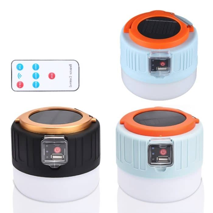 Solar Camping Licht Haushalt Outdoor LED Beleuchtung Glühbirne Licht, Stil:, 508 Remote Control (Blue Orange), 509 Charging (Blue Orange), 508 Remote Control (Black Gold) – Bild 2