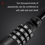 WEST BIKING YP0705063 Fahrradschloss Motorradhelmschloss Diebstahlsicheres Passwort-Kabelschloss, WEST BIKING YP0705063 – Bild 6