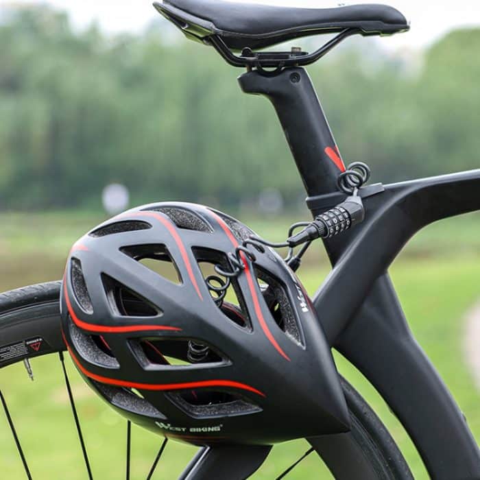 WEST BIKING YP0705063 Fahrradschloss Motorradhelmschloss Diebstahlsicheres Passwort-Kabelschloss, WEST BIKING YP0705063 – Bild 7