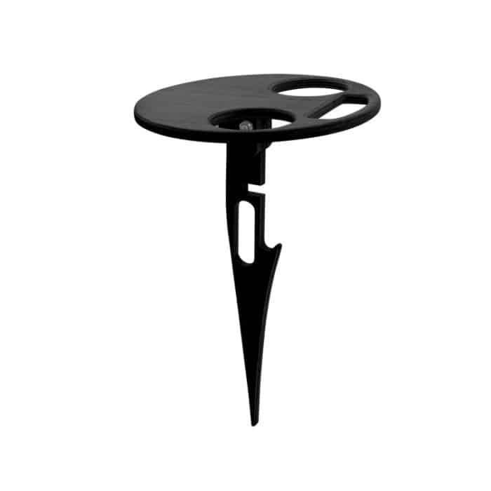 Tragbarer klappbarer Weintisch für den Außenbereich, Strandtisch für den Außenbereich, Black, Double Layer Wood Color, Double Layer Black – Bild 7