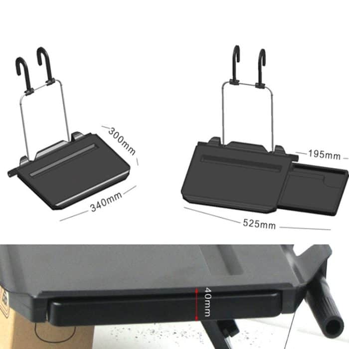Auto Mit Schublade Lenkrad Karte Tisch Computer Rack Stuhl Zurück Halterung Lagerung Tisch Abendessen Platte, SD-1508 Black, SD-1508C, SD-1508B – Bild 3