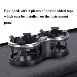 Shunwei SD-1038 Auto Dual-Loch-Wasser-Becherhalter Cola Vakuum-Flaschenhalter für zwei Getränkehalter – Bild 6