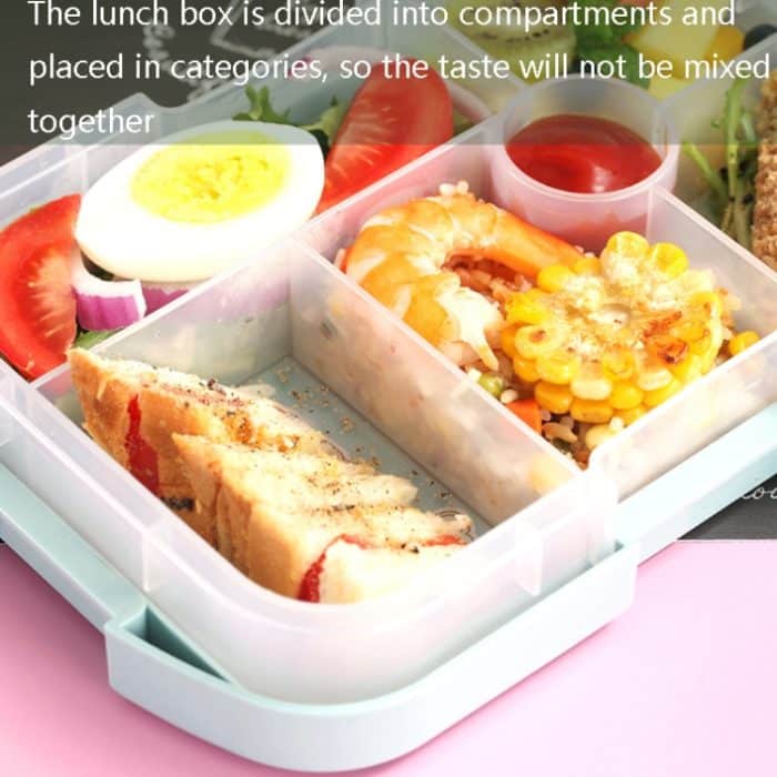 XINGCHENG XC-451 Mikrowellen-Studenten-Lunchbox, Kunststofffach, tragbare Lunchbox – Bild 5