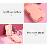 XINGCHENG XC-451 Mikrowellen-Studenten-Lunchbox, Kunststofffach, tragbare Lunchbox – Bild 7