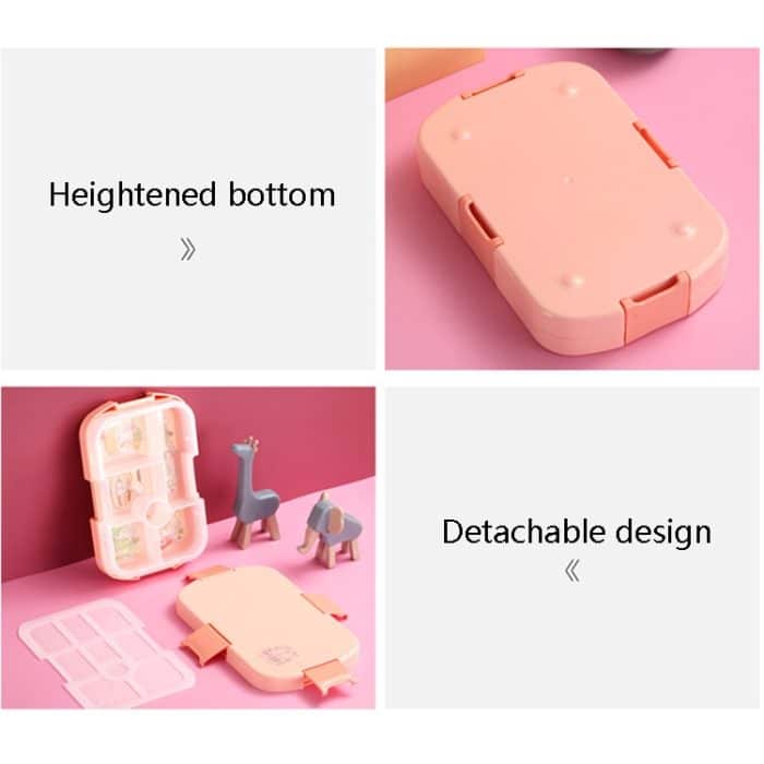 XINGCHENG XC-451 Mikrowellen-Studenten-Lunchbox, Kunststofffach, tragbare Lunchbox – Bild 7