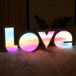 HS-1255 Hochzeit Valentinstag Geständnis LIEBE LED-Buchstabenlampe Liebesthema Modellierlampe, C