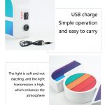 HS-1255 Hochzeit Valentinstag Geständnis LIEBE LED-Buchstabenlampe Liebesthema Modellierlampe, C – Bild 4