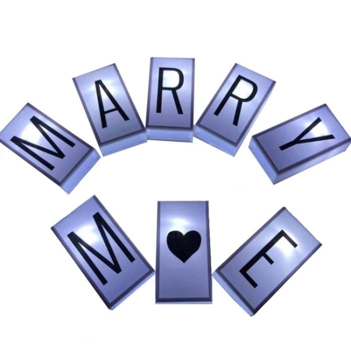 HS-0025 Weihnachts-Raumdekoration, LED-Lichterkette mit Buchstaben-Puzzle, 2m 20 LEDs – Bild 2