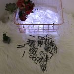 HS-0025 Weihnachts-Raumdekoration, LED-Lichterkette mit Buchstaben-Puzzle, 2m 20 LEDs – Bild 3