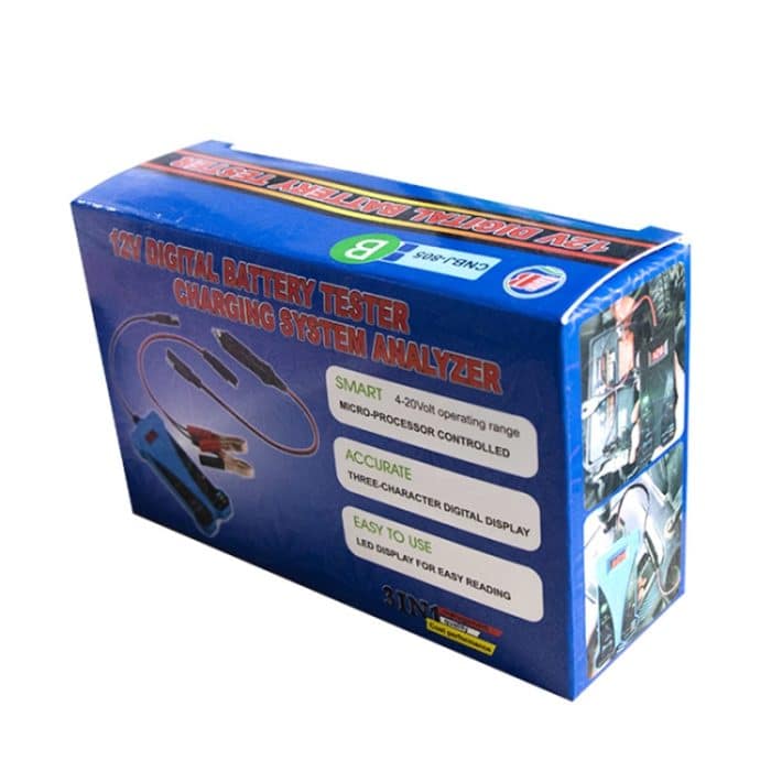 805A 12V Drei-in-Eins-Batterietester, digitaler Anzeigetester, Blue, 12V – Bild 8