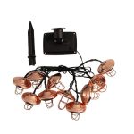 Solar Outdoor Korridor Lichterkette IP65 Eisen Festival Dekoration Lichterketten, 4m 10LEDs, 6m 20LEDs – Bild 2