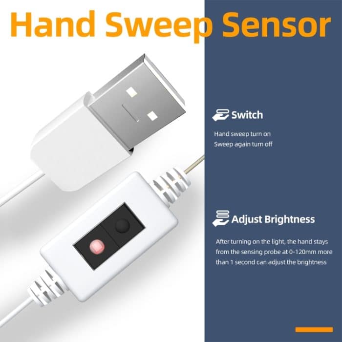 Pflanzenwachstumslampe, LED-Lichtleiste, Hand-Sweep-Dimmung, volles Spektral-Pflanzenfülllicht, 2 PCS 0.5m Waterproof, 1m Waterproof, 2m Waterproof, 3m Waterproof, 2 PCS 0.5m Non-waterproof, 1m Non-waterproof, 2m Non-waterproof, 3m Non-waterproof – Bild 3