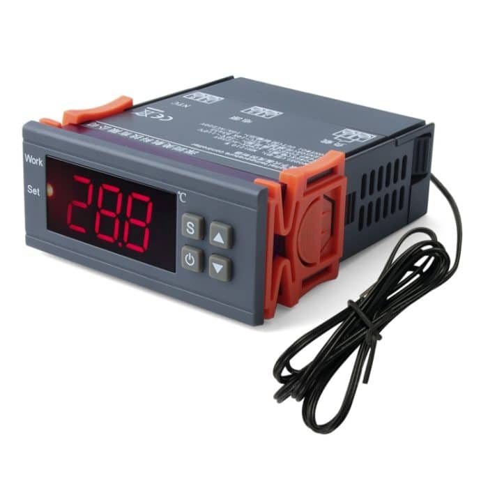 TBD05732739.jpg MH-1210W Digital LCD-Temperaturregler Thermoelement-Thermostatregler mit Sensor-Termometer, Temperaturbereich: -50 bis 110 Grad Celsius – Bild 1