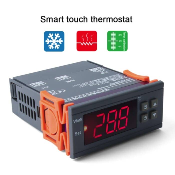 MH-1210W Digital LCD-Temperaturregler Thermoelement-Thermostatregler mit Sensor-Termometer, Temperaturbereich: -50 bis 110 Grad Celsius – Bild 2