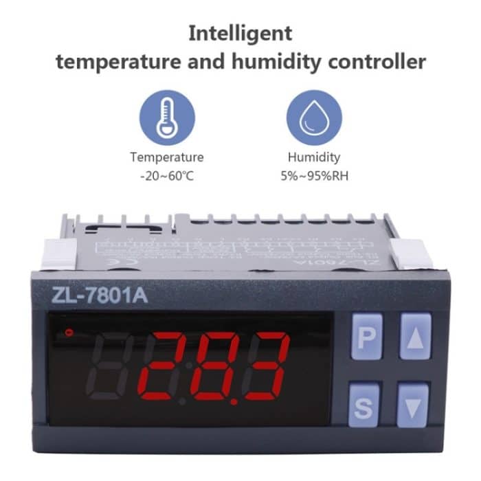 ZL-7801A Dual-Ausgang Intelligenter Temperatur- und Luftfeuchtigkeitsleiterautomatischer Temperaturleiter – Bild 3