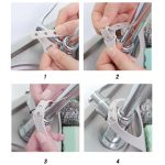 Küche Schwamm Abflusshalter Weizenfaser Lagerregal Korb Waschlappen Toilette Seife Regal Organizer – Bild 5