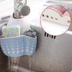 Küche Schwamm Abflusshalter Weizenfaser Lagerregal Korb Waschlappen Toilette Seife Regal Organizer – Bild 7