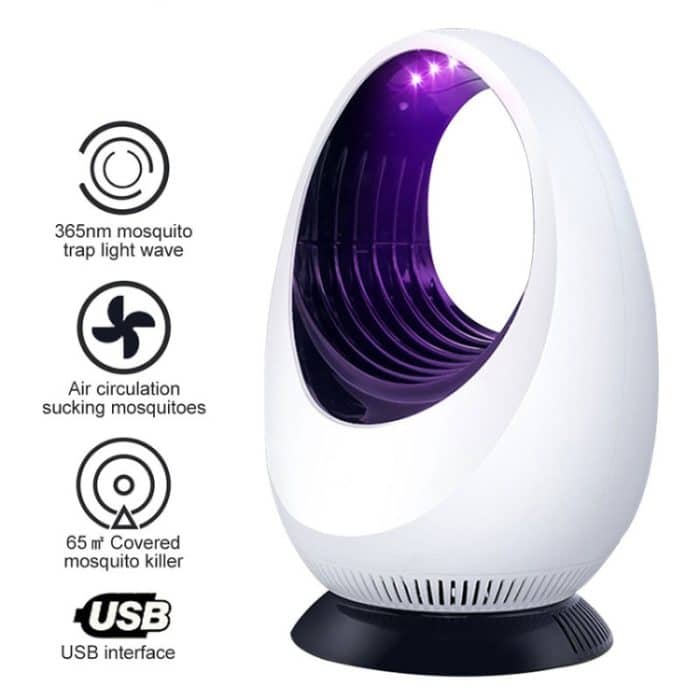 168 LED Photokatalysator-Mückenvernichtungslampe, Haushalts-Mückenfanglampe, Mosquito Catching Lamp White – Bild 2