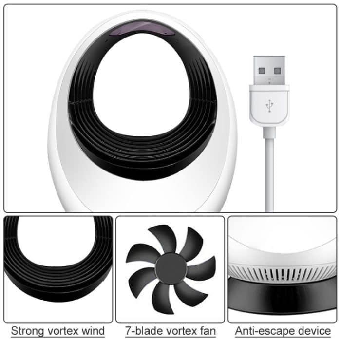 168 LED Photokatalysator-Mückenvernichtungslampe, Haushalts-Mückenfanglampe, Mosquito Catching Lamp White – Bild 7