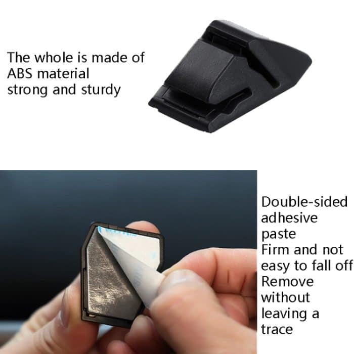 4 stücke auto karte fixed basis temporäre parkkarte clip card cart clip clip – Bild 3