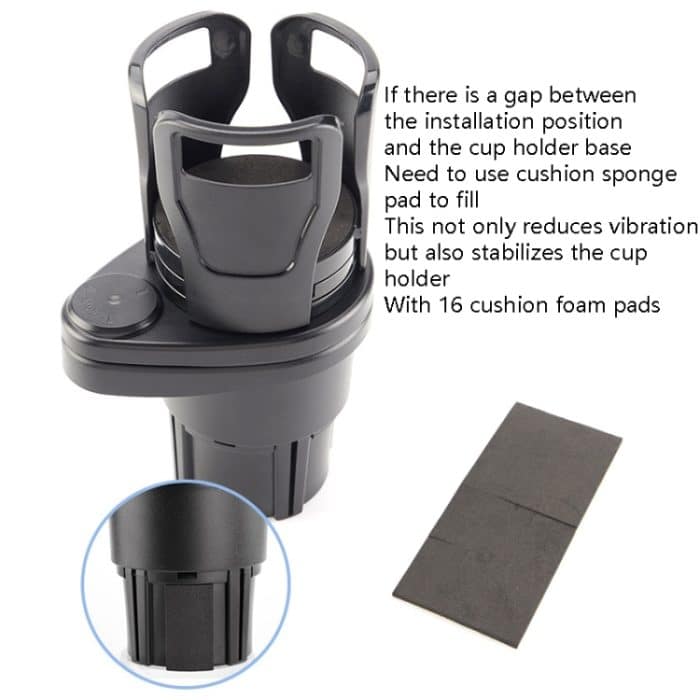 Multifunktionales Auto-Tassenregal, modifiziertes Tassenmatten-Getränkeregal, SB-1099 Matt Black, SB-1099 Carbon Fiber Black – Bild 4