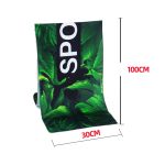 2 Stück Fitness-Kalthandtuch, Outdoor-Sport, kühlendes, schnell trocknendes Handtuch, Größe: 100 x 30 cm, Quick-Drying Towel, Size: 100 x 30cm(Power), Quick-Drying Towel, Size: 100 x 30cm(Fairy Deer), Quick-Drying Towel, Size: 100 x 30cm(Blue Feather)... – Bild 2