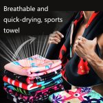 2 Stück Fitness-Kalthandtuch, Outdoor-Sport, kühlendes, schnell trocknendes Handtuch, Größe: 100 x 30 cm, Quick-Drying Towel, Size: 100 x 30cm(Power), Quick-Drying Towel, Size: 100 x 30cm(Fairy Deer), Quick-Drying Towel, Size: 100 x 30cm(Blue Feather)... – Bild 3