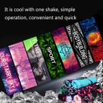 2 Stück Fitness-Kalthandtuch, Outdoor-Sport, kühlendes, schnell trocknendes Handtuch, Größe: 100 x 30 cm, Quick-Drying Towel, Size: 100 x 30cm(Power), Quick-Drying Towel, Size: 100 x 30cm(Fairy Deer), Quick-Drying Towel, Size: 100 x 30cm(Blue Feather)... – Bild 5