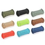 10-adriges 31 m langes Regenschirmseil, Outdoor-Traktionsrettungsbindeseil, Wäscheleine, Zeltseil, Kletterseil, 31m Random Color Delivery – Bild 2