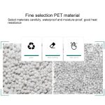 Küchen-Desktop-Garderobe, faltbarer Schrank, Aufbewahrungsregal, White, Transparent – Bild 4