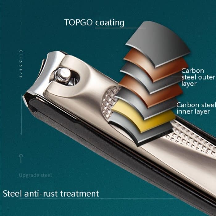 Nagelschere, tragbares Maniküre-Werkzeug, Stil:, Classic (Silver), Classic (Black), Classic (Rose Gold), Classic (Beige), Anti-splash (Black), Anti-splash (Silver), Anti-splash (Rose Gold), Anti-splash (Beige), Anti-splash Praying Mantis (Single Pliers... – Bild 4