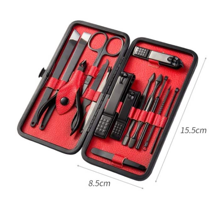 15 Stück/Set Nagelknipser für Zuhause, Pediküre, Nagelpflege-Werkzeuge – Bild 3