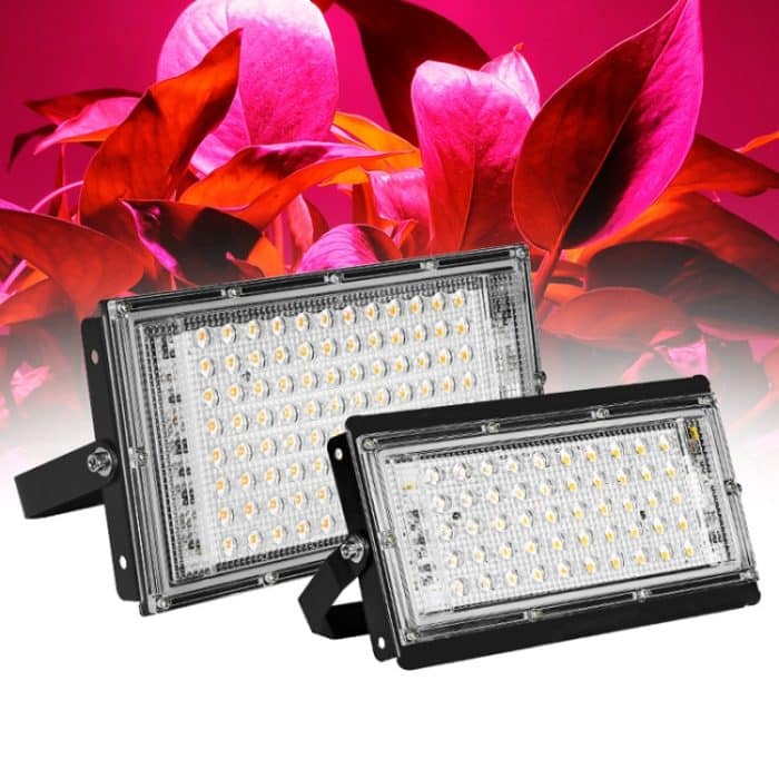 LED-Pflanzenlicht, vollständige Spektroskopie, wasserdichte Wachstumslampe, Sämlinge, Gemüsefülllampe, EU Plug 50 Beads 50W, EU Plug 96 Beads 100W, UK Plug 50 Beads 50W, UK Plug 96 Beads 100W, AU Plug 50 Beads 50W, AU Plug 96 Beads 100W... – Bild 2
