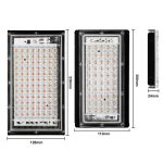 LED-Pflanzenlicht, vollständige Spektroskopie, wasserdichte Wachstumslampe, Sämlinge, Gemüsefülllampe, EU Plug 50 Beads 50W, EU Plug 96 Beads 100W, UK Plug 50 Beads 50W, UK Plug 96 Beads 100W, AU Plug 50 Beads 50W, AU Plug 96 Beads 100W... – Bild 3