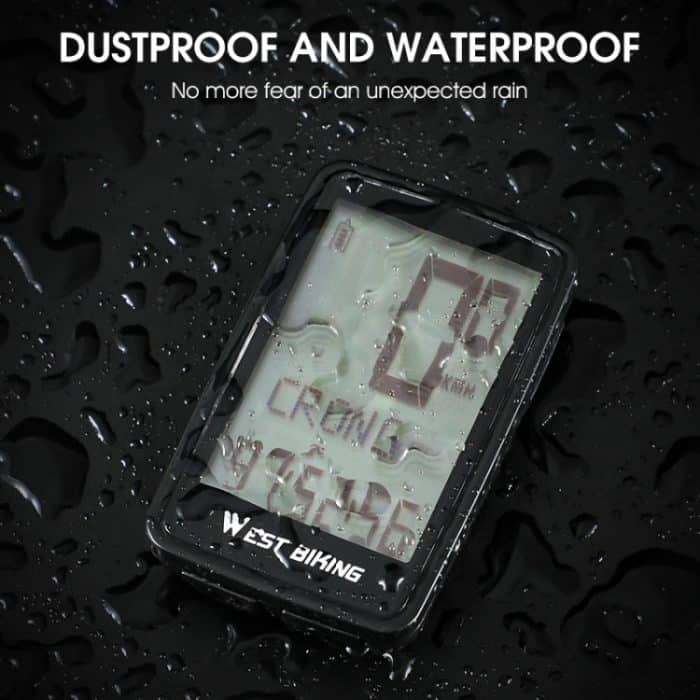 WEST BIKING Mountainbike, Rennrad, fünfsprachige Codetabelle, USB-Reiten, kabellose Codetabelle, Tachometer, YP0702075 – Bild 3