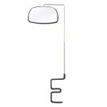 2 Stück WEST BIKING Fahrrad-Reitbrille, Mini-Rückspiegel, mehrfach winkelverstellbarer flacher Spiegel, Helmet Mini  Rearview Mirror – Bild 2